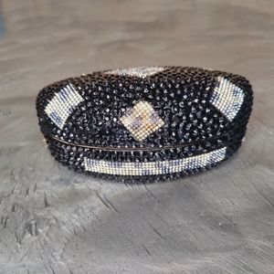 Black Rhinestone Oversized Sunglasses Case